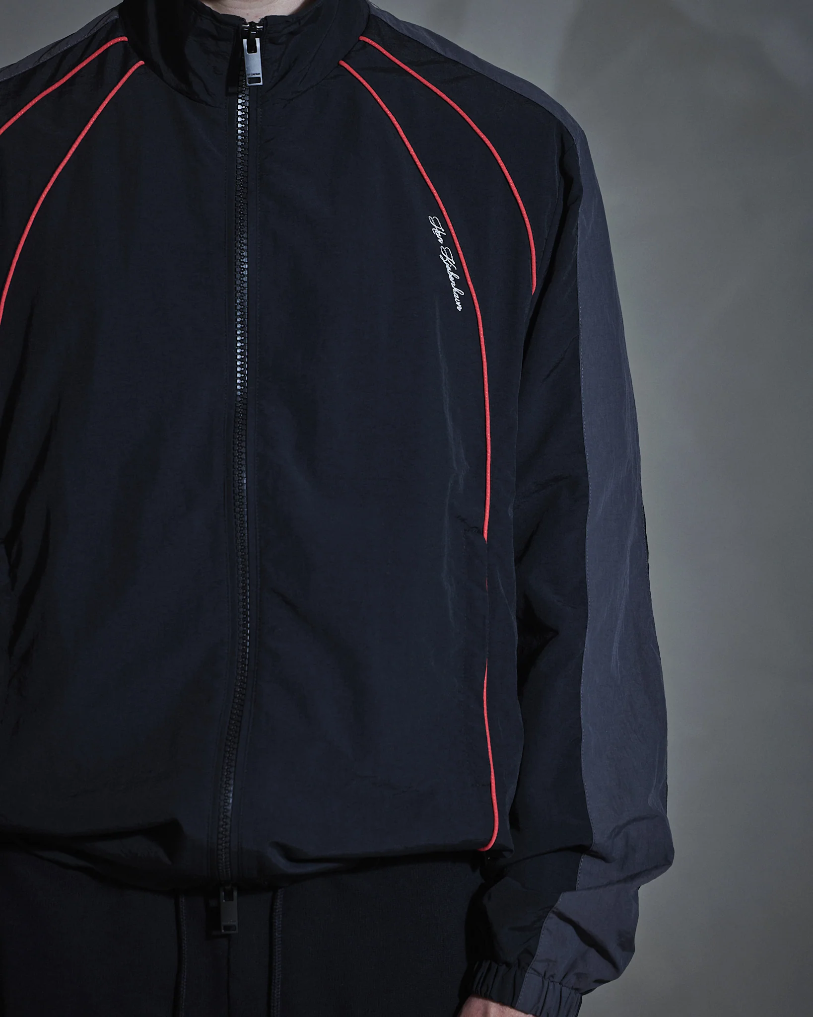Technical Logo Jacket - Black - Image 3